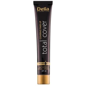 Delia Cosmetics Total Cover vízálló make-up SPF 20 árnyalat 55 Natural 25 g