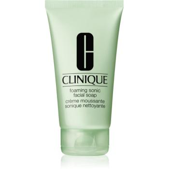 Clinique Foaming Sonic Facial Soap krémes jól habzó szappan minden bőrtípusra 150 ml