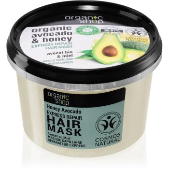Organic Shop Organic Avocado & Honey regeneráló hajmasz 250 ml