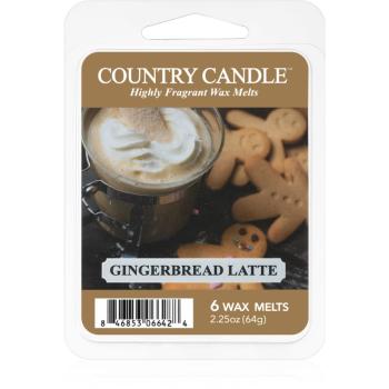 Country Candle Gingerbread Latte illatos viasz aromalámpába 64 g