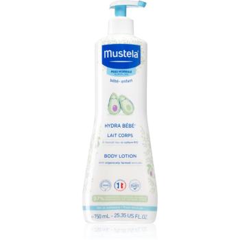 Mustela Bébé Hydra Bébé hidratáló testápoló tej a gyermek bőrre 750 ml