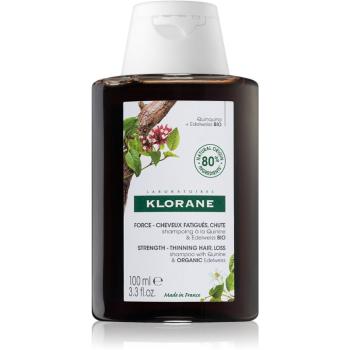 Klorane Quinine & Edelweiss Bio erősítő sampon hajhullás ellen 100 ml