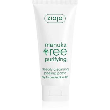 Ziaja Manuka Tree Purifying tisztító peelinges paszta normál és zsíros bőrre 75 ml