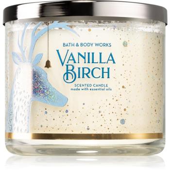 Bath & Body Works Vanilla Birch illatos gyertya III. 411 g