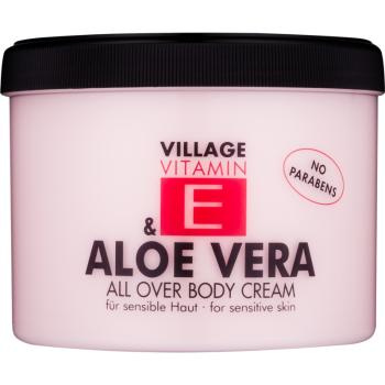 Village Vitamin E Aloe Vera testápoló krém 500 ml