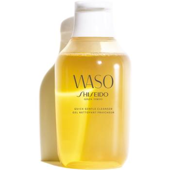 Shiseido Waso Quick Gentle Cleanser arctisztító és szemfestéklemosó gél alkoholmentes 150 ml