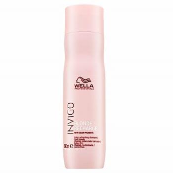 Wella Professionals Invigo Blonde Recharge Cool Blonde Shampoo sampon színfelfrissítő hideg szőke hajárnyalatra 250 ml