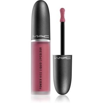 MAC Cosmetics Powder Kiss Liquid Lipcolour mattító folyékony rúzs árnyalat More the Mehr-ier 5 ml