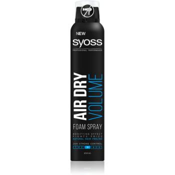 Syoss Air Dry Volume fixáló hab a hajtérfogat növelésére 200 ml