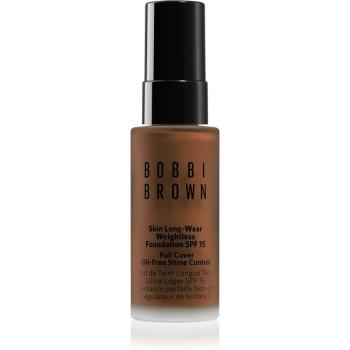 Bobbi Brown Mini Skin Long-Wear Weightless Foundation hosszan tartó make-up SPF 15 árnyalat Almond 13 ml
