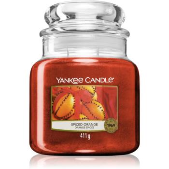 Yankee Candle Spiced Orange illatos gyertya Classic közepes méret 411 g