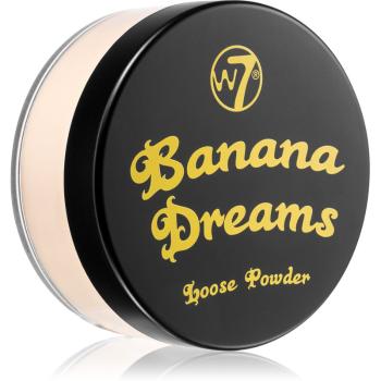W7 Cosmetics Banana Dreams mattító lágy púder 20 g