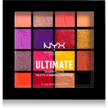 NYX Professional Makeup Ultimate Shadow szemhéjfesték paletta árnyalat 13 - Festival 16 x 0.83 g