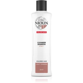 Nioxin System 3 Color Safe Cleanser Shampoo tisztító sampon a festett, ritkuló hajra 300 ml