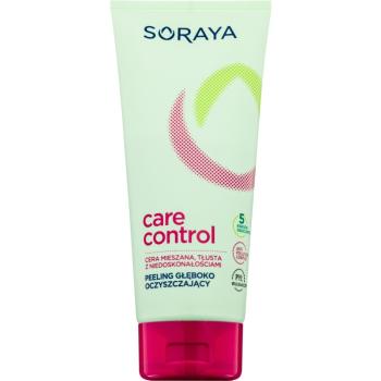 Soraya Care & Control tisztító gél, peeling és arcmaszk kombinált és zsíros bőrre 150 ml