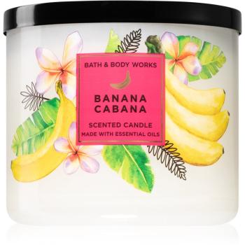 Bath & Body Works Banana Cabana illatos gyertya 411 g