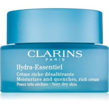 Clarins Hydra-Essentiel Silky Cream gazdag hidratáló krém nagyon száraz bőrre 50 ml