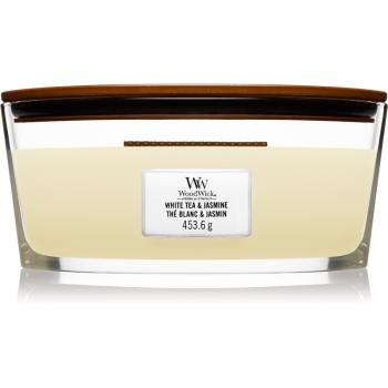 Woodwick White Tea & Jasmine illatos gyertya fa kanóccal (hearthwick) 453.6 g