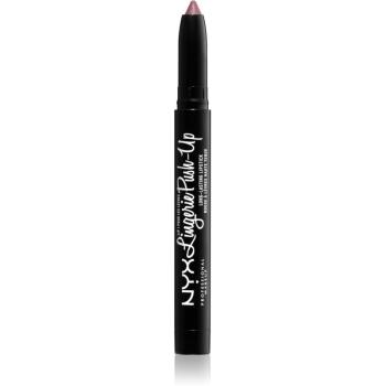 NYX Professional Makeup Lip Lingerie Push-Up Long-Lasting Lipstick mattító rúzs ceruzában árnyalat FRENCH MAID 1.5 g