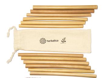 Bambusz szívószálak - Herbatica Počet kusov v balení: 12
