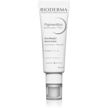 Bioderma Pigmentbio Daily Care SPF 50+ világosító krém a pigmentfoltokra SPF 50+ 40 ml