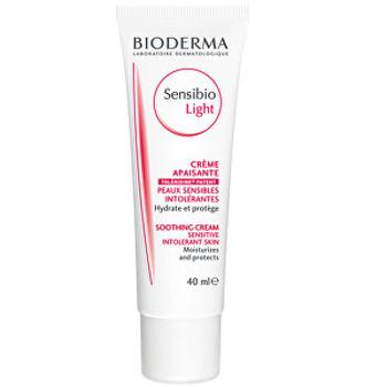 Bioderma Sensibio Light Legére lágy textúrájú bőrnyugtató krém (Soothing Cream) 40 ml