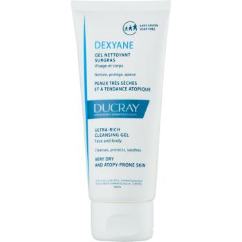Ducray Dexyane tisztító gél arcra és testre száraz és atópiás bőrre 100 ml