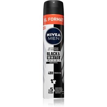 Nivea Men Black & White Invisible Original izzadásgátló spray uraknak 200 ml