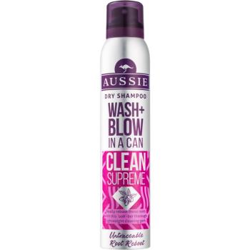 Aussie Wash+ Blow Clean Supreme száraz sampon 180 ml