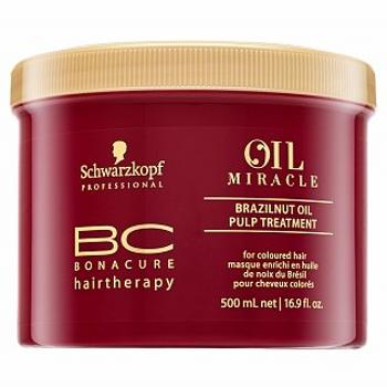 Schwarzkopf Professional BC Bonacure Oil Miracle Brazilnut Oil Pulp Treatment tápláló hajmaszk haj regenerálására, táplálására és védelmére 500 ml