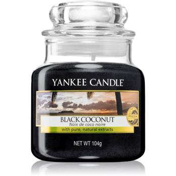 Yankee Candle Black Coconut illatos gyertya Classic közepes méret 104 g