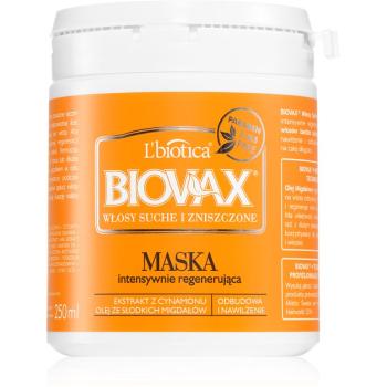 L’biotica Biovax Dry Hair regeneráló és hidratáló maszk száraz és sérült hajra 250 ml