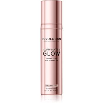 Makeup Revolution Glow Illuminate folyékony bőrélénkítő árnyalat Champagne 40 ml
