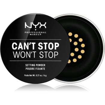 NYX Professional Makeup Can't Stop Won't Stop porpúder árnyalat 06 Banana 6 g