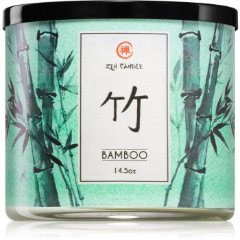 Kringle Candle Zen Bamboo illatos gyertya 411 g
