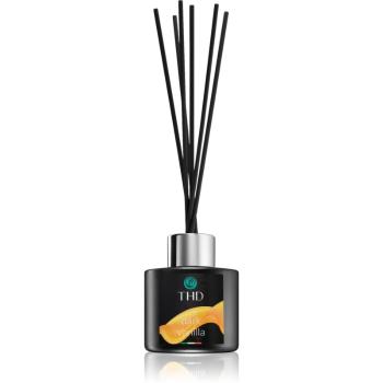 THD Luxury Black Collection Dark Vanilla aroma diffúzor töltelékkel 100 ml