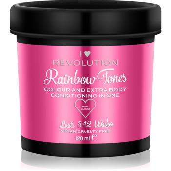 I Heart Revolution Rainbow Tones ideiglenes festék hajra árnyalat Pink Cloud 120 ml
