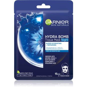 Garnier Skin Naturals Hydra Bomb tápláló gézmaszk éjszakára 28 g