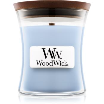Woodwick Soft Chambray illatos gyertya fa kanóccal 85 g