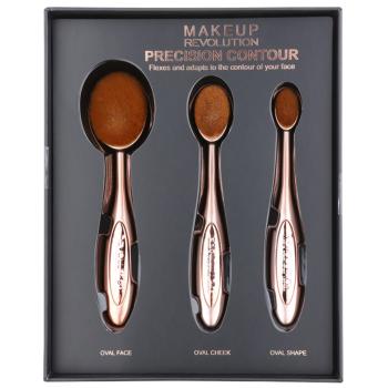 Makeup Revolution Pro Precision Brush kontúrozós ecset szett 3 db