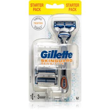 Gillette Skinguard Sensitive borotva érzékeny bőrre tartalék pengék 3 db