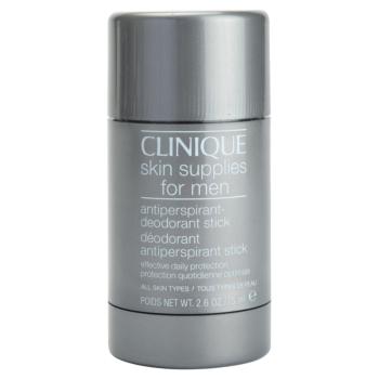 Clinique For Men™ Stick-Form Antiperspirant Deodorant izzadásgátló deo stift minden bőrtípusra 75 ml