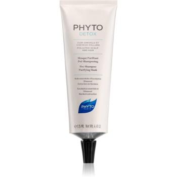 Phyto Detox hajmosás előtti tisztítómaszk szennyezett levegőnek kitett hajra 125 ml