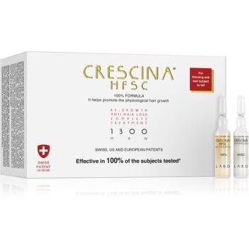 Crescina 1300 Re-Growth and Anti-Hair Loss hajnövekedés és hajhullás elleni ápolás uraknak 1300 20 x 3.5 ml