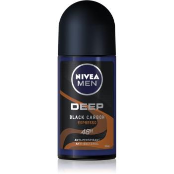 Nivea Men Deep golyós izzadásgátló uraknak Black Carbon Espresso 50 ml
