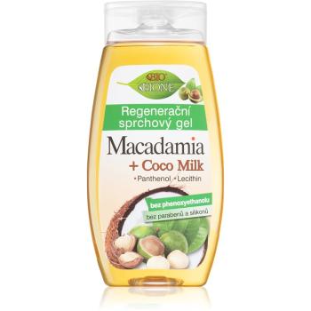 Bione Cosmetics Macadamia + Coco Milk regeneráló tusfürdő gél 260 ml
