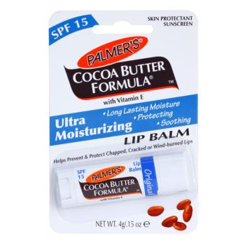 Palmer’s Face & Lip Cocoa Butter Formula hidratáló ajakbalzsam SPF 15 íz Original Cocoa Butter 4 g