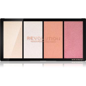 Makeup Revolution Reloaded bőrvilágosító paletta árnyalat Lustre Lights Cool 4 x 5 g