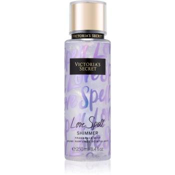 Victoria's Secret Love Spell Shimmer testápoló spray csillámporral hölgyeknek 250 ml
