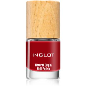 Inglot Natural Origin hosszantartó körömlakk árnyalat 009 Timeless Red 8 ml